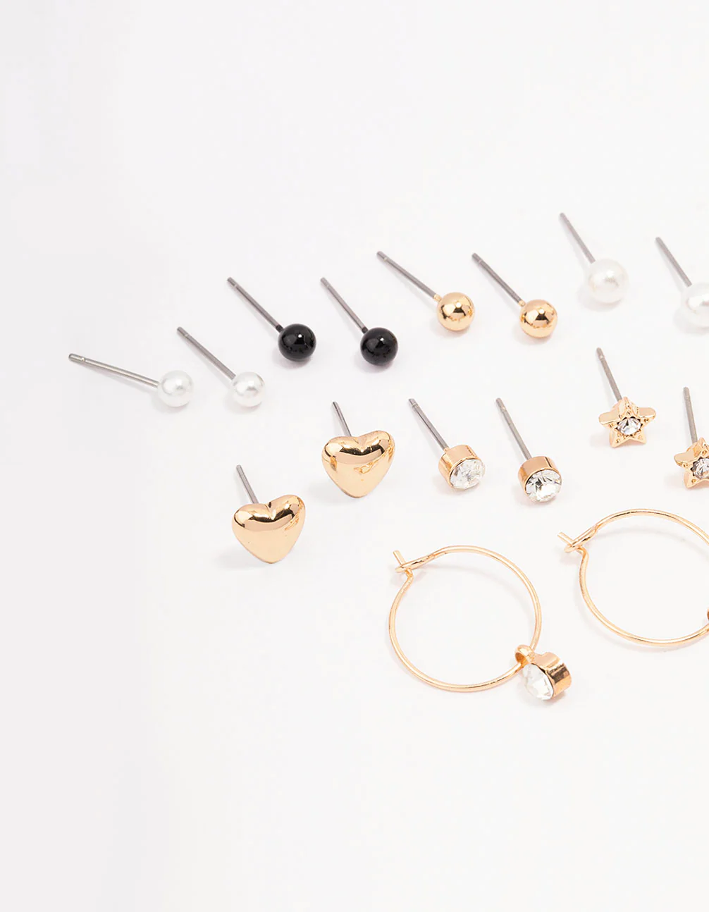 Gold Star & Heart Earring 12-Pack - Image 2