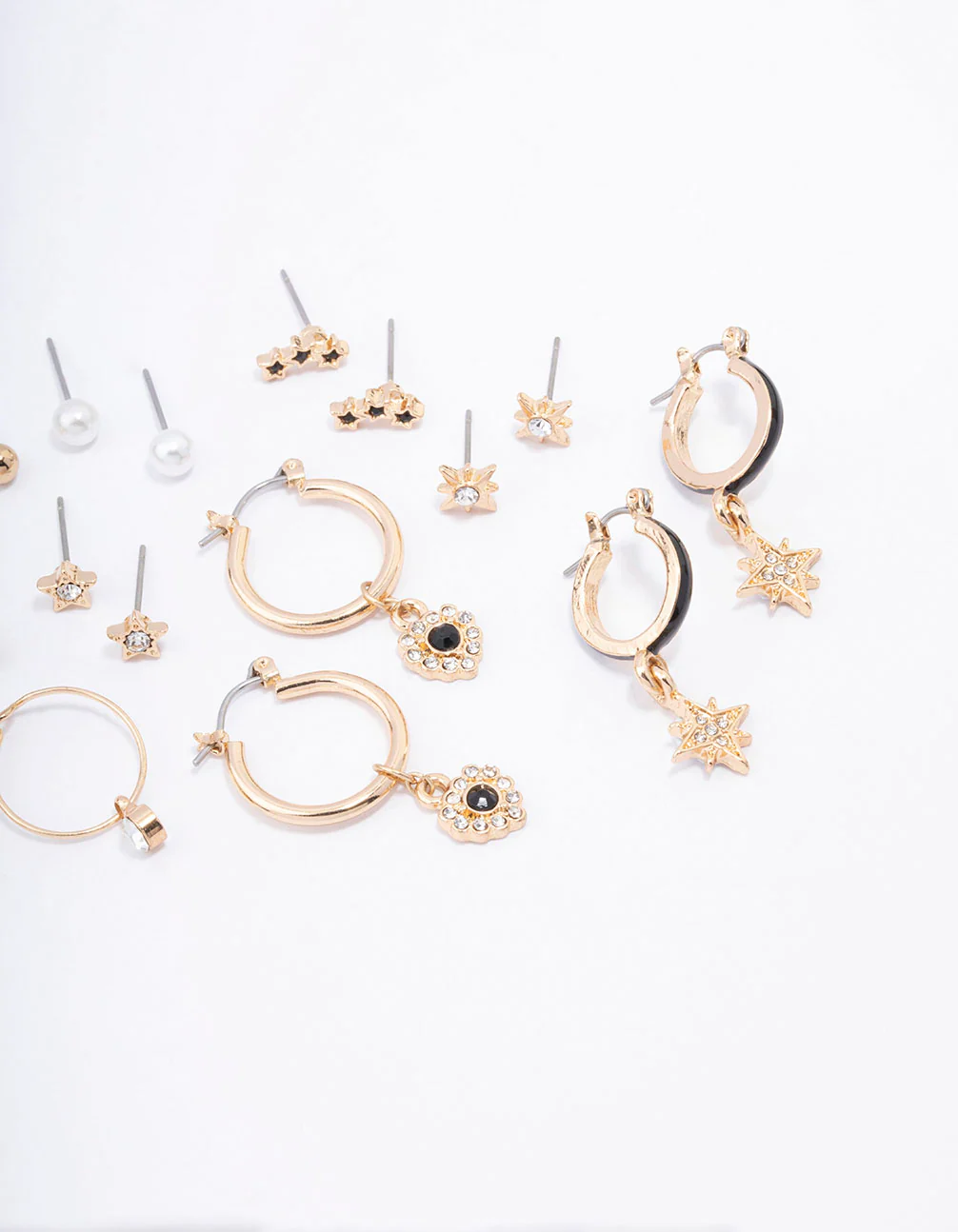 Gold Star & Heart Earring 12-Pack - Image 3