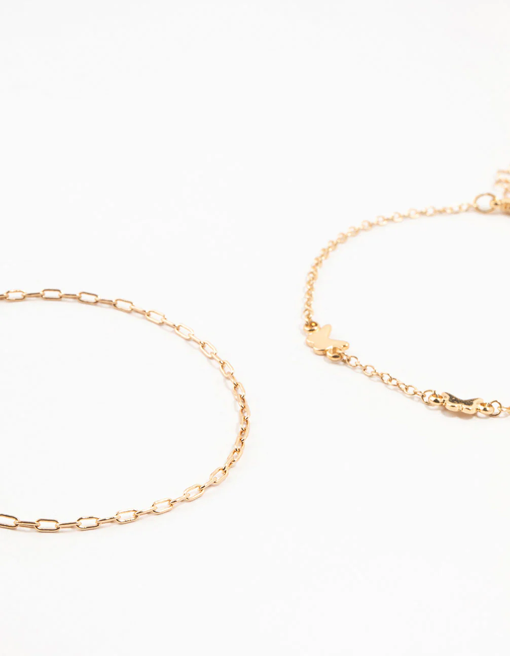 Gold Station Butterfly Anklets 4-Pack - Image 2