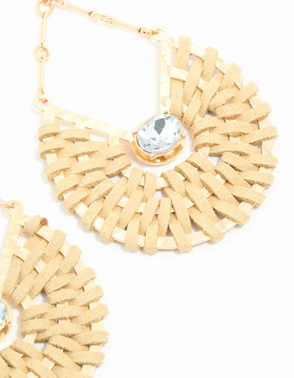 Gold Swing Drop Earrings - Image 5