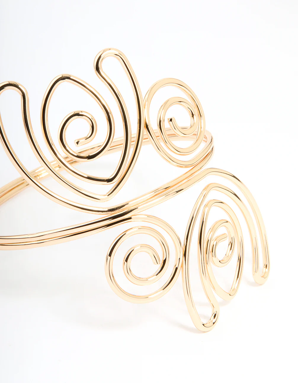Gold Swirl Arm Cuff - Image 2