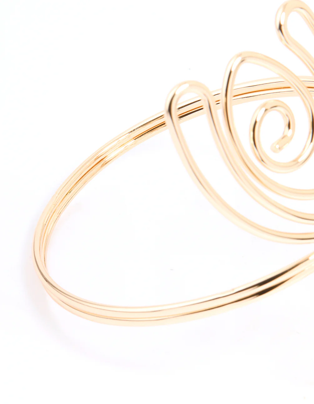 Gold Swirl Arm Cuff - Image 3