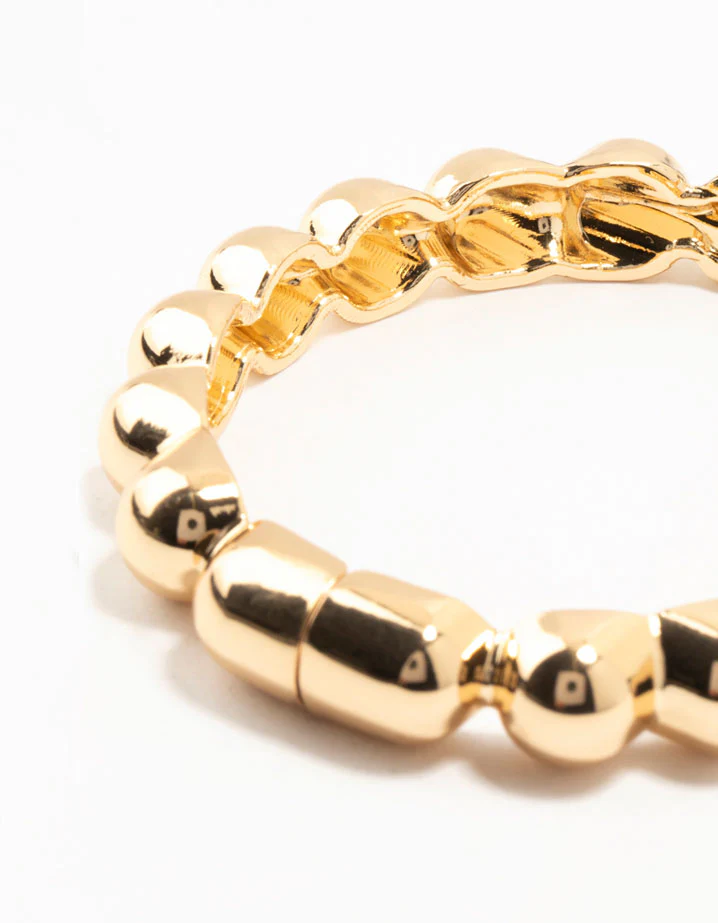 Gold Teardrop Bracelet - Image 3