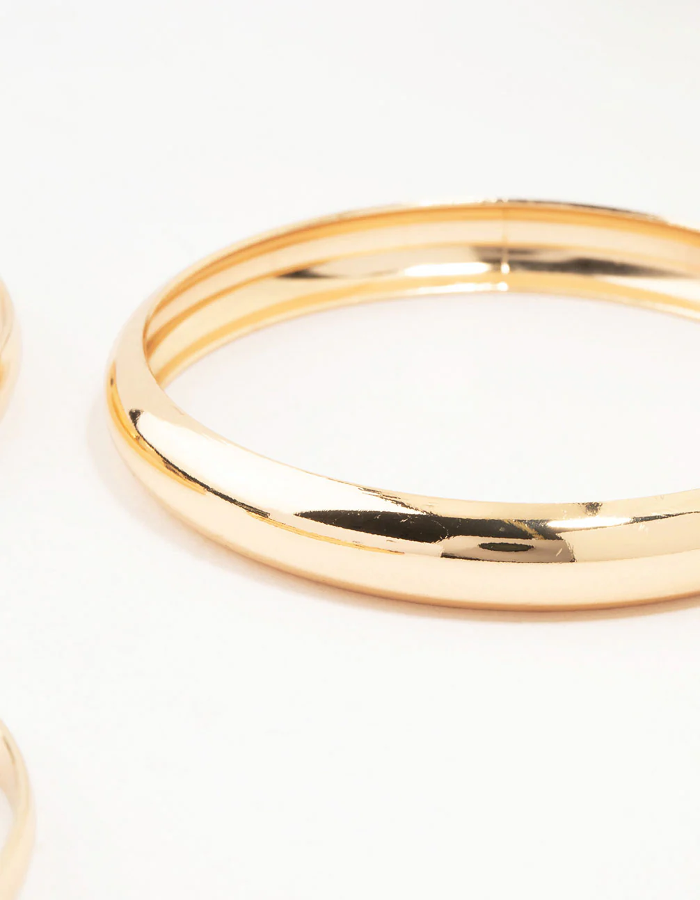 Gold Thick Bangles 3-Pack - Image 3
