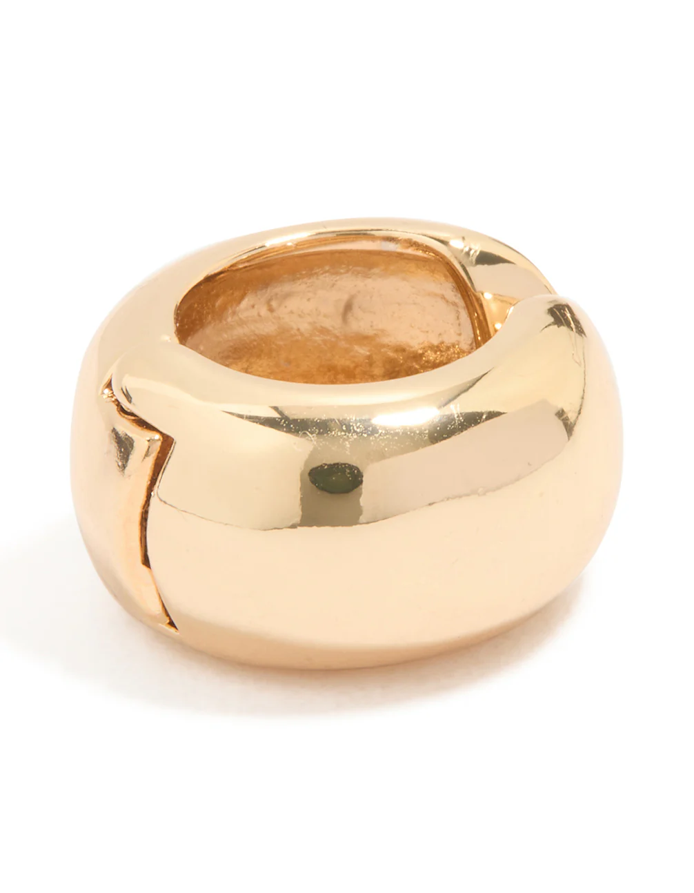 Gold Thick Round Ear Cuff - Image 3