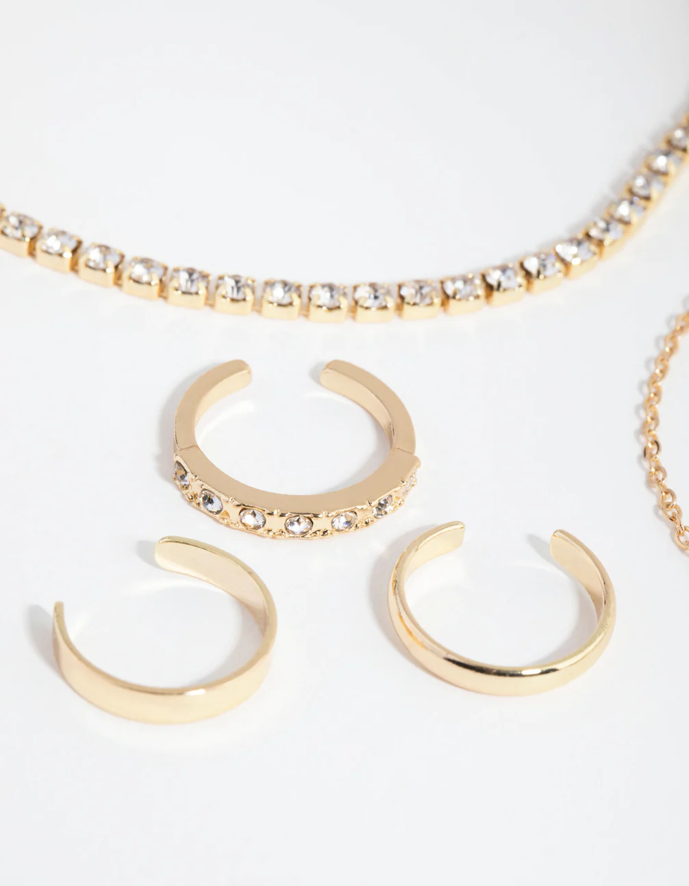 Gold Moon Anklet & Toe Ring 6-Pack Set - Image 2