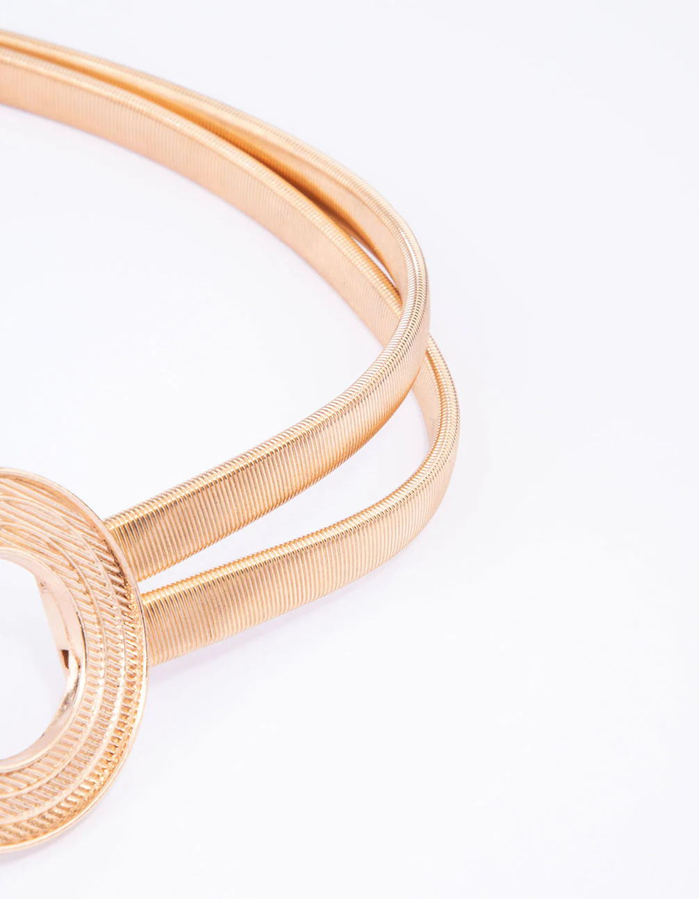 Gold Triple Circle Stretch Belt - Image 3