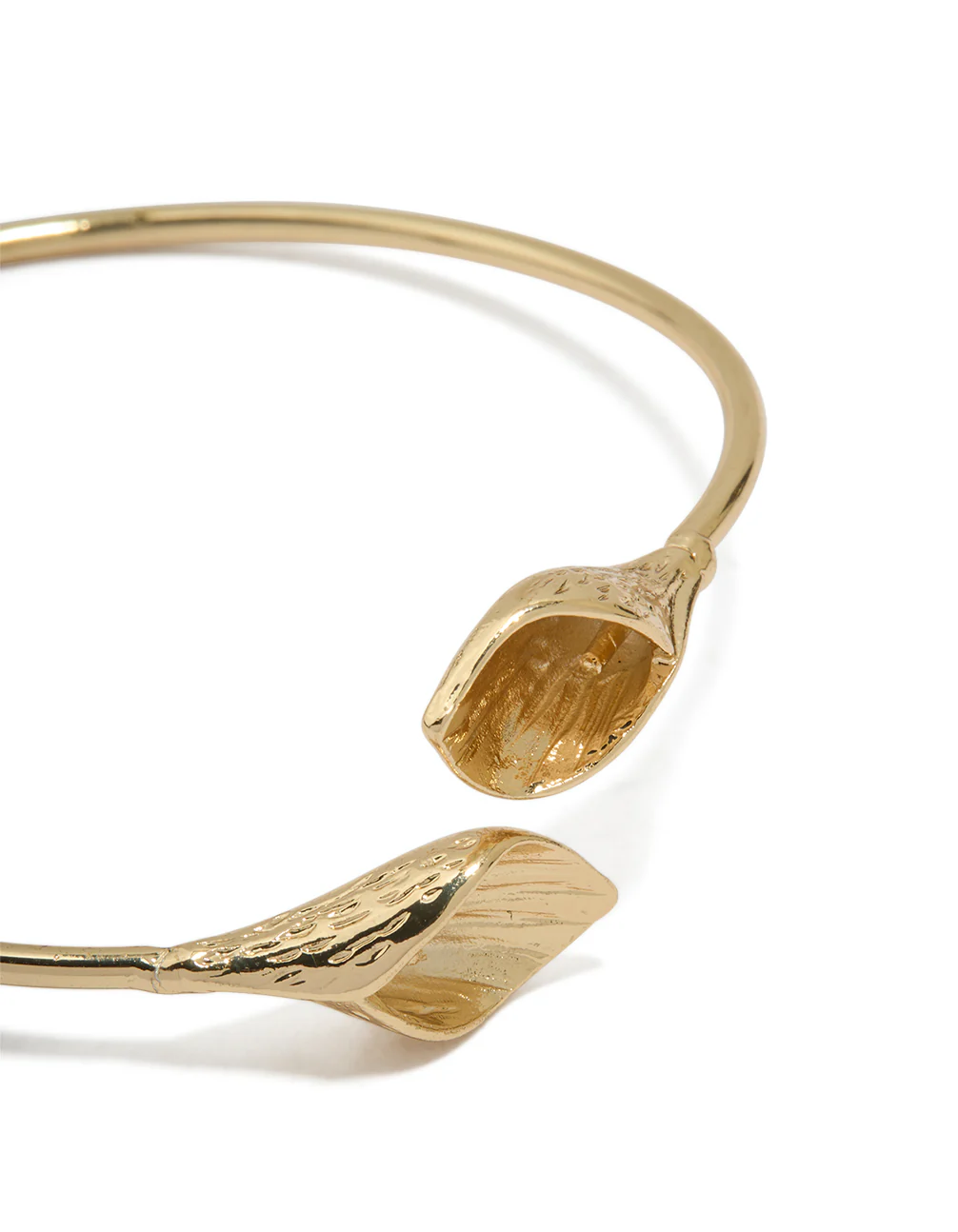 Gold Tulip Bangle - Image 2