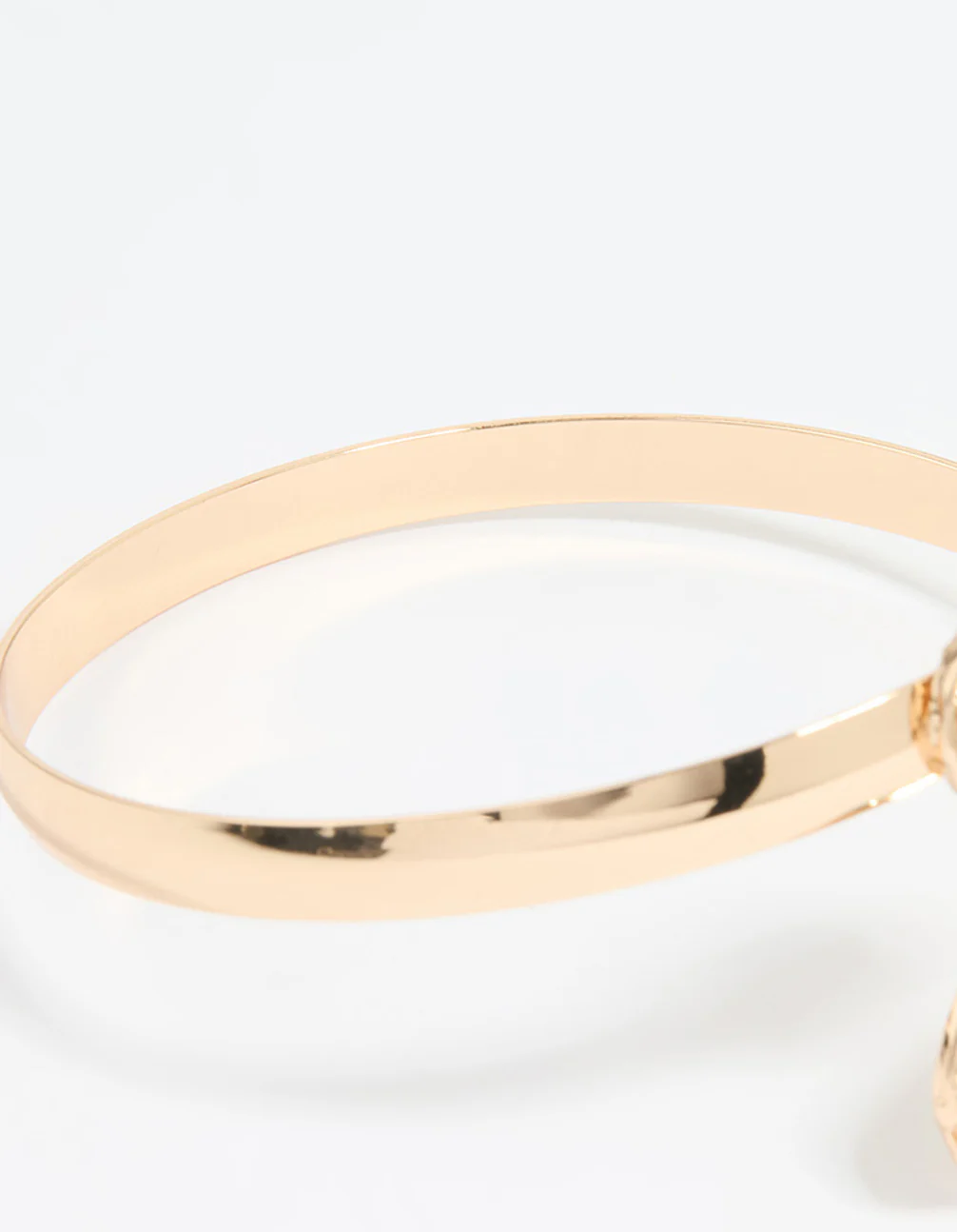 Gold Turquoise Stone Arm Cuff - Image 3