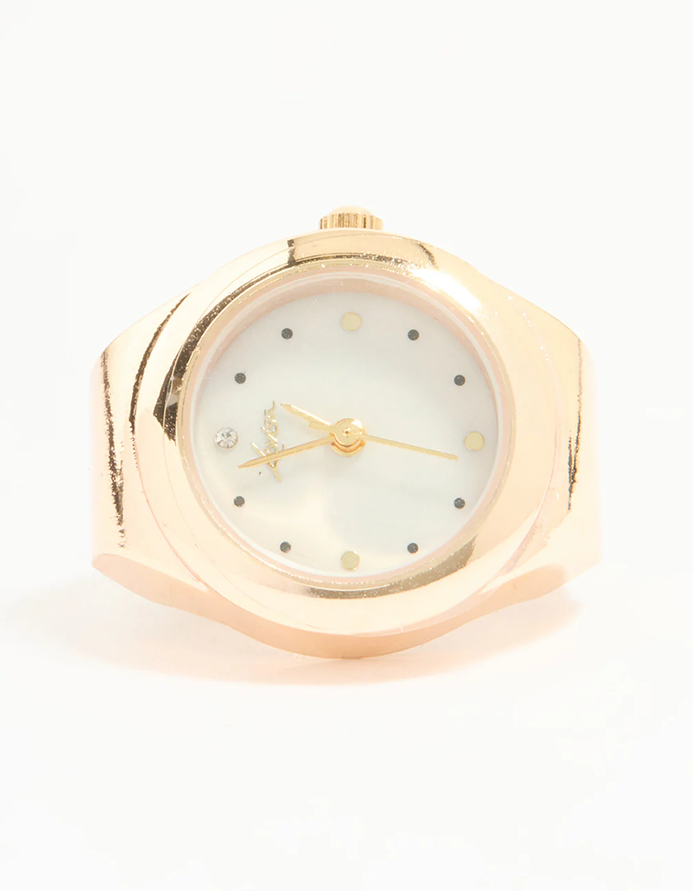 Gold Vintage Watch Ring - Image 3