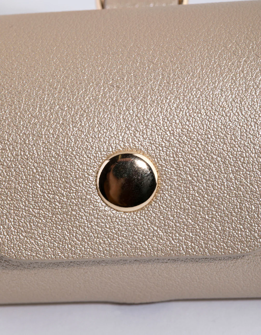Wide Cream PU Leather Earpod Case - Image 2