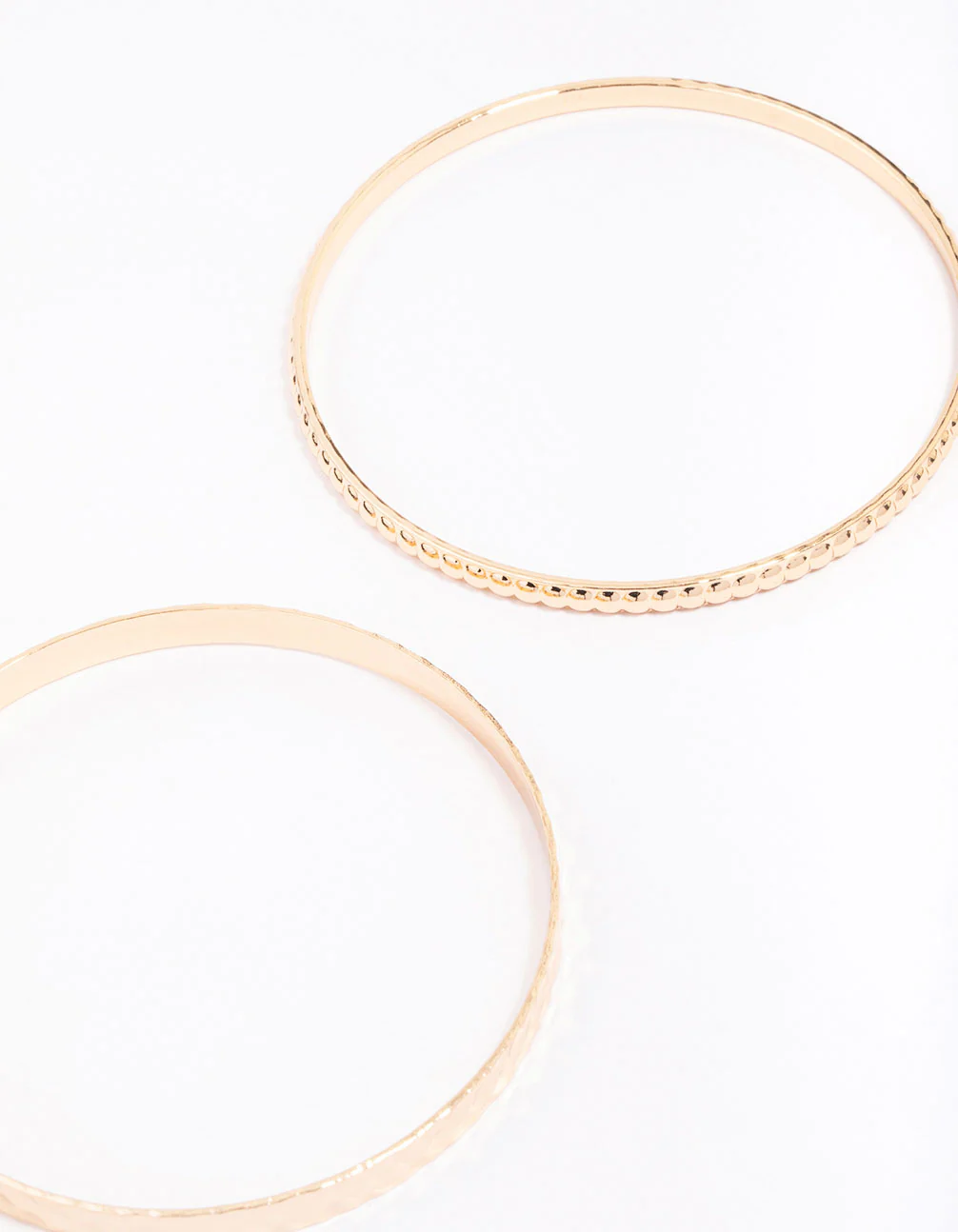 Gold Woven Bangle 3-Pack - Image 3