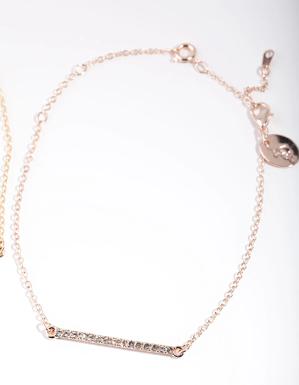Mixed Metal Diamante Bar Bracelet Pack - Image 3