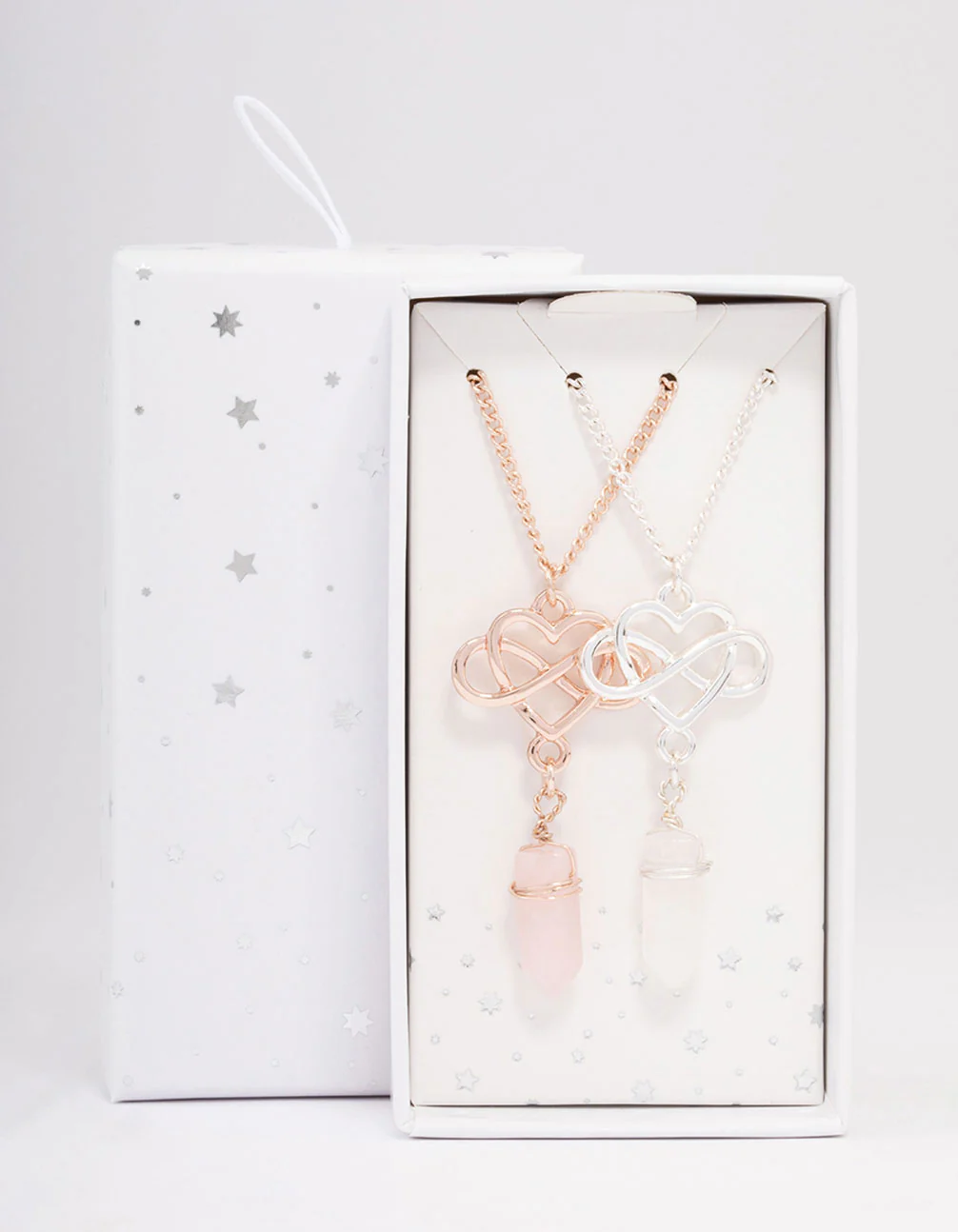 Mixed Metal Semi-Precious Infinity Necklace Pack - Image 2