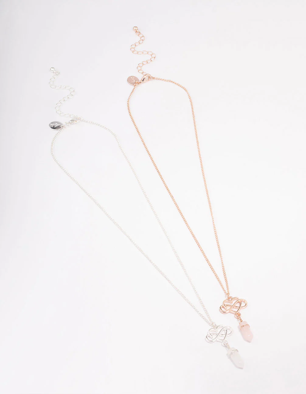 Mixed Metal Semi-Precious Infinity Necklace Pack - Image 3