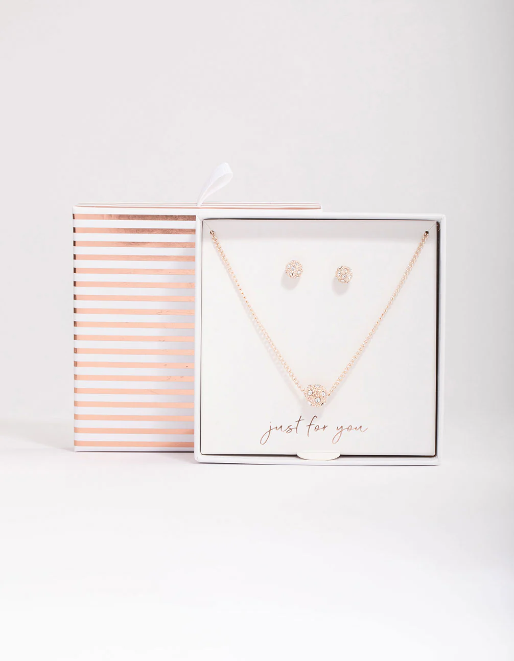 Rose Gold Fireball Jewellery Set - Image 2