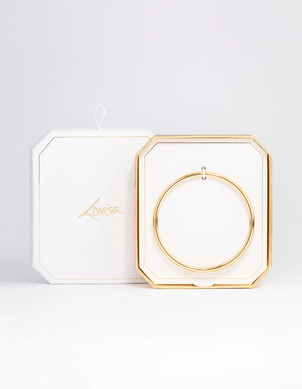 Gold Plated Clean Bangle - Image 2