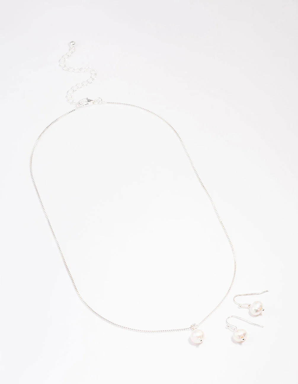 Silver Freshwater Pearl Jewellery Set - Image 2