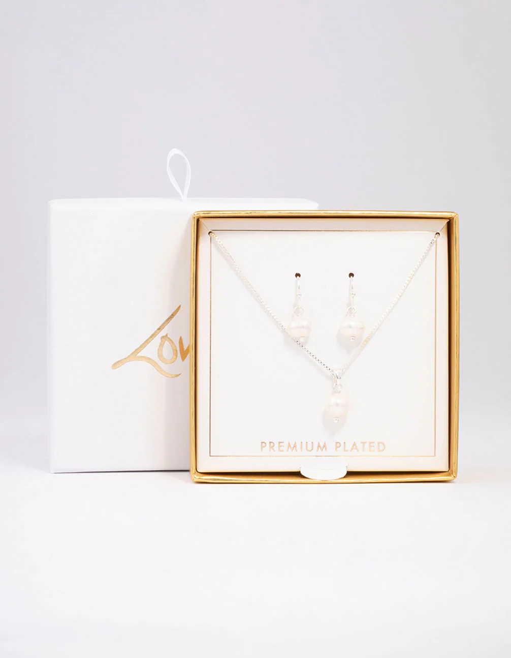 Silver Freshwater Pearl Jewellery Set - Image 3