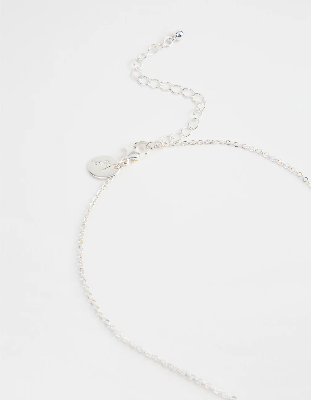 Silver Pave Heart Locket Necklace - Image 3