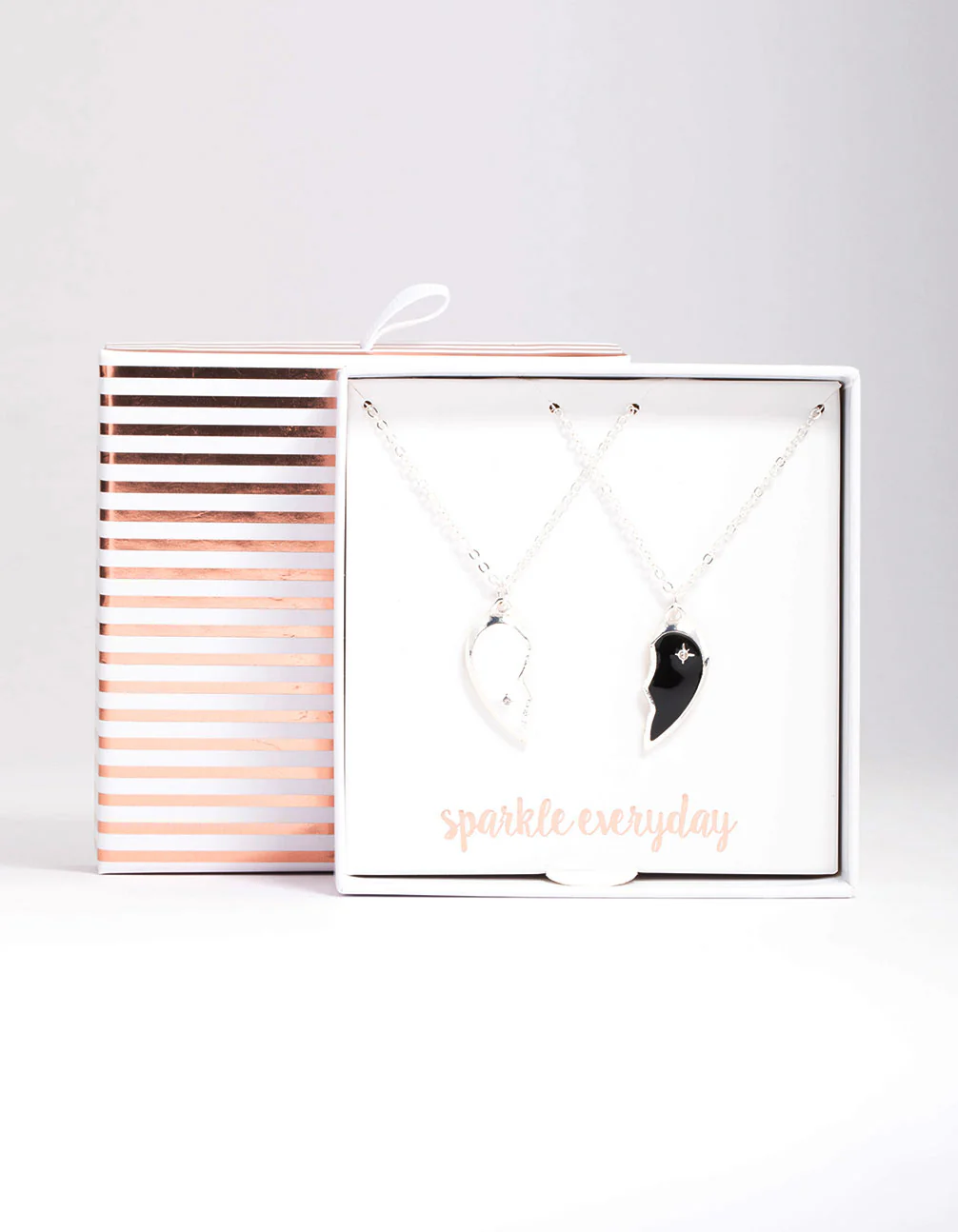 Silver Yin & Yang Heart Necklace Pack - Image 2