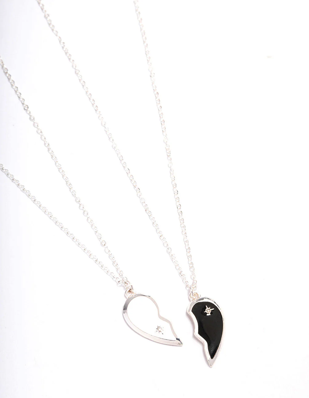 Silver Yin & Yang Heart Necklace Pack - Image 3