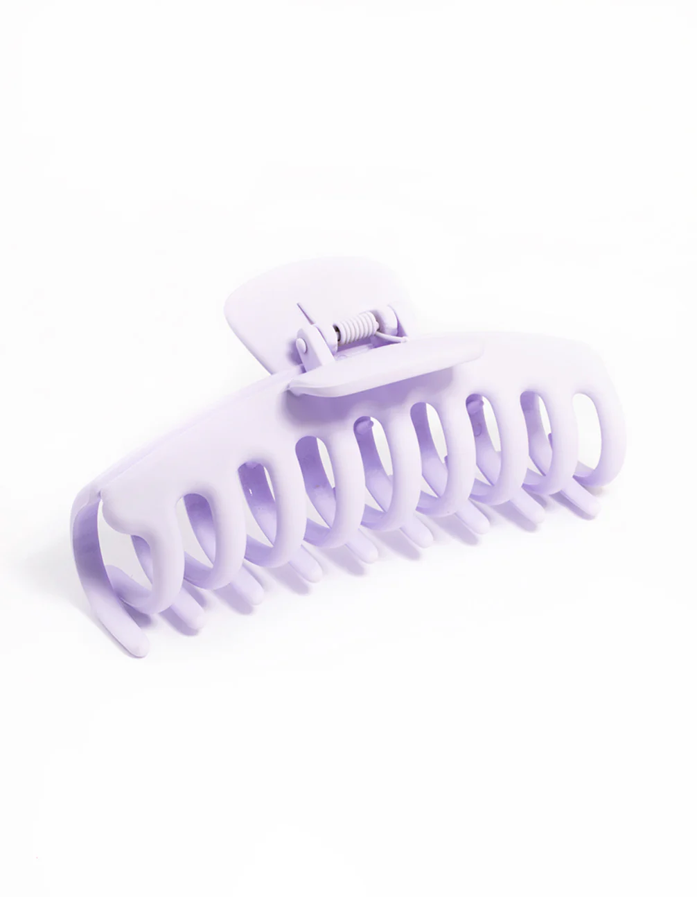 Pastel Lilac Large Barrel Claw Clip - Image 2