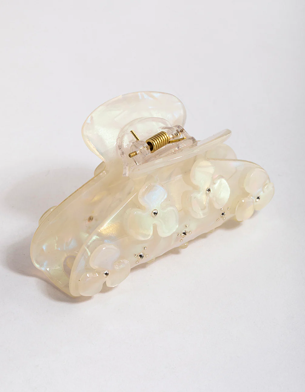 Acrylic Flower Diamante Claw Clip - Image 2