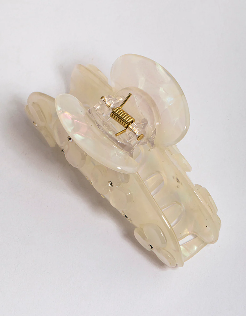 Acrylic Flower Diamante Claw Clip - Image 3