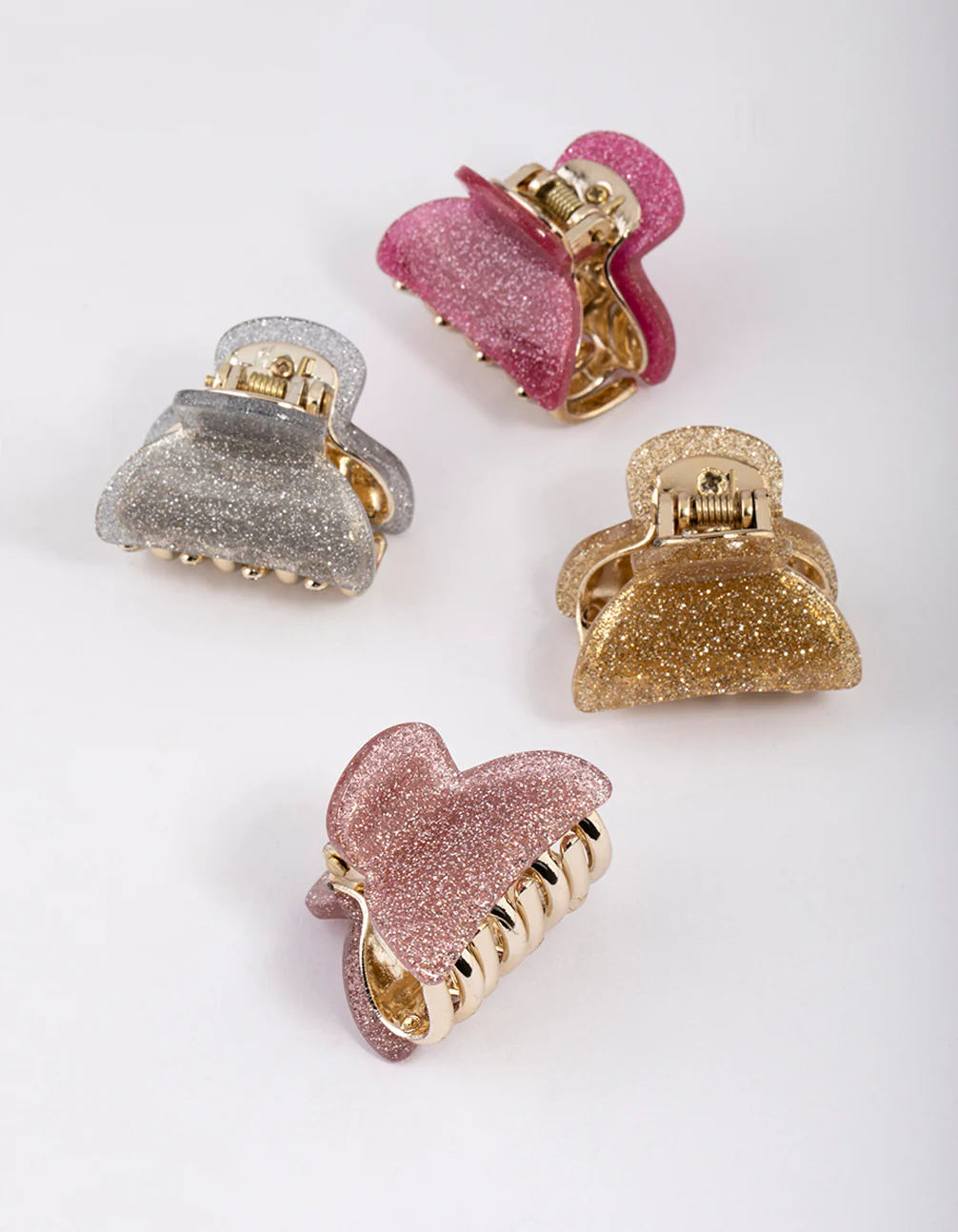 Acrylic Glitter Claw Clip 4-Pack - Image 2