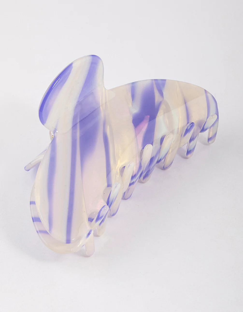Acrylic Lilac Lunar Multi Clear Claw Clip - Image 4