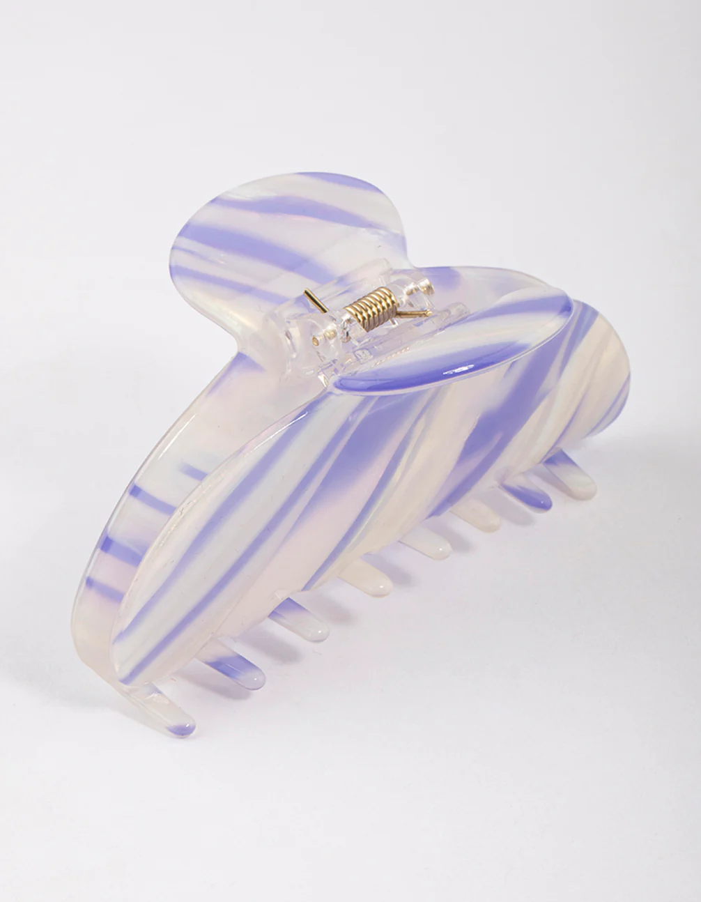 Acrylic Lilac Lunar Multi Clear Claw Clip - Image 6