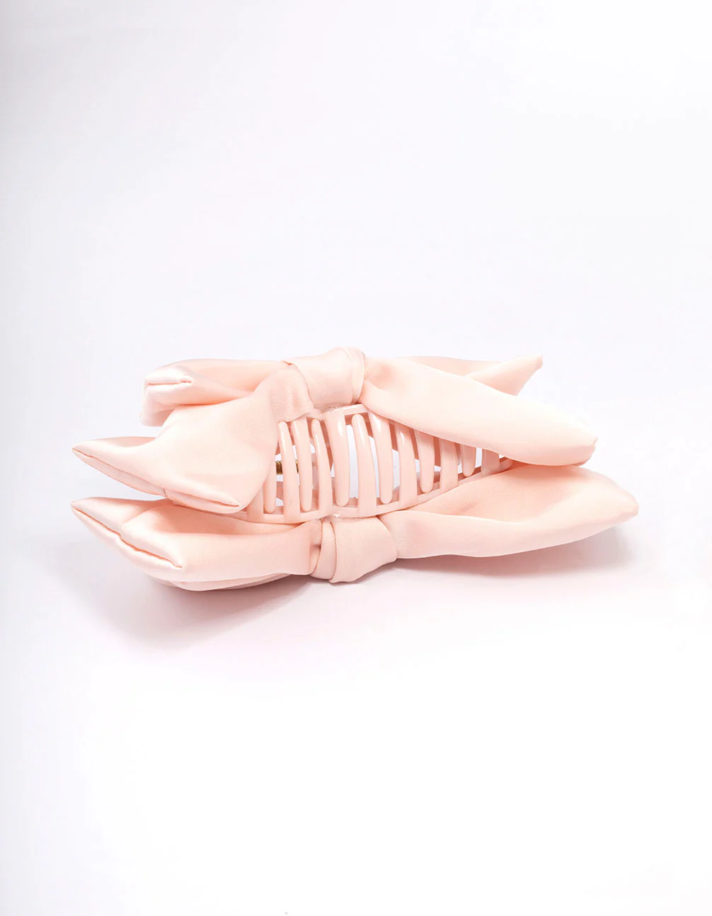Blush Large Bow Hair Claw Clip - Image 2
