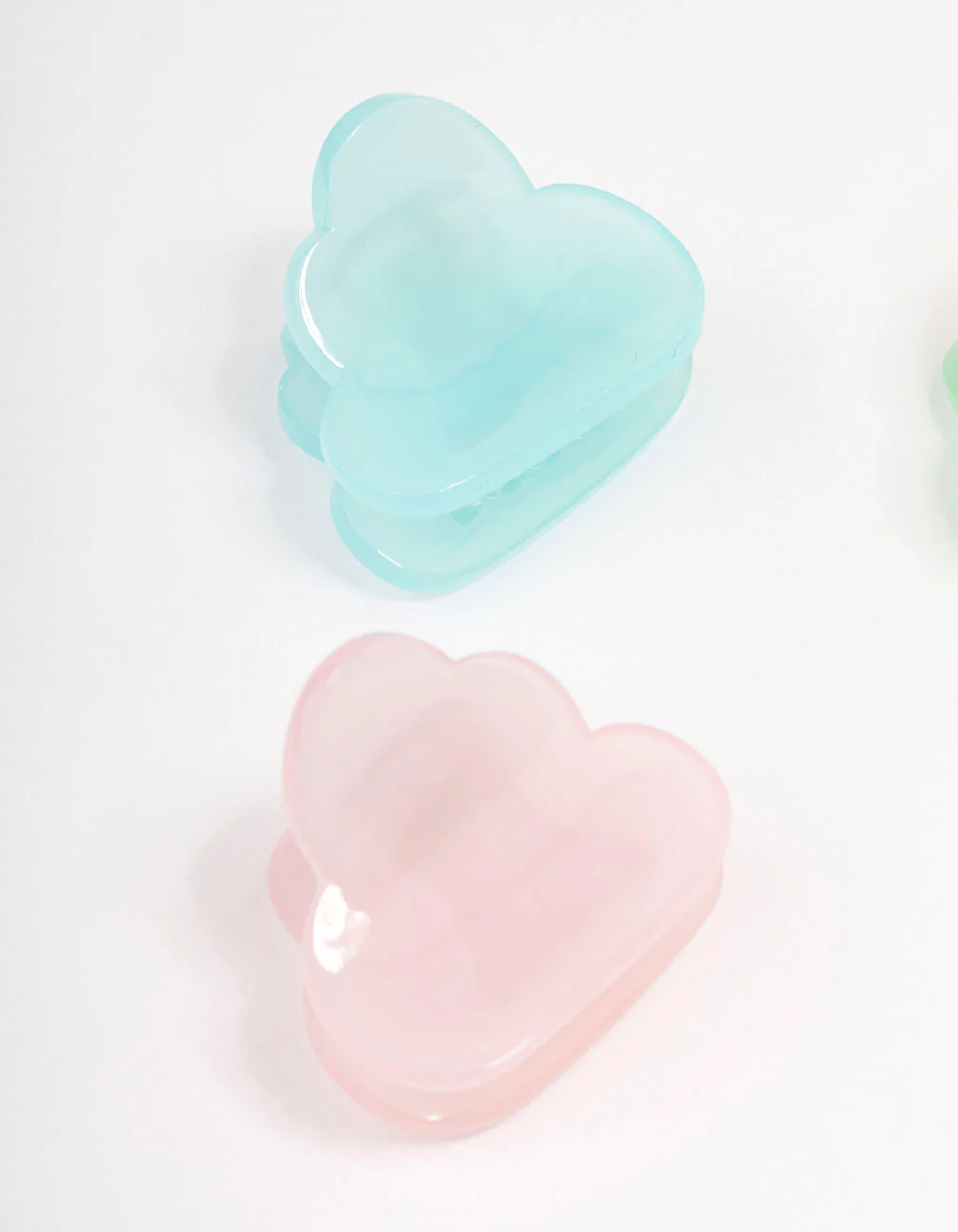 Mini Cloud Hair Claw Clip 4-Pack - Image 2