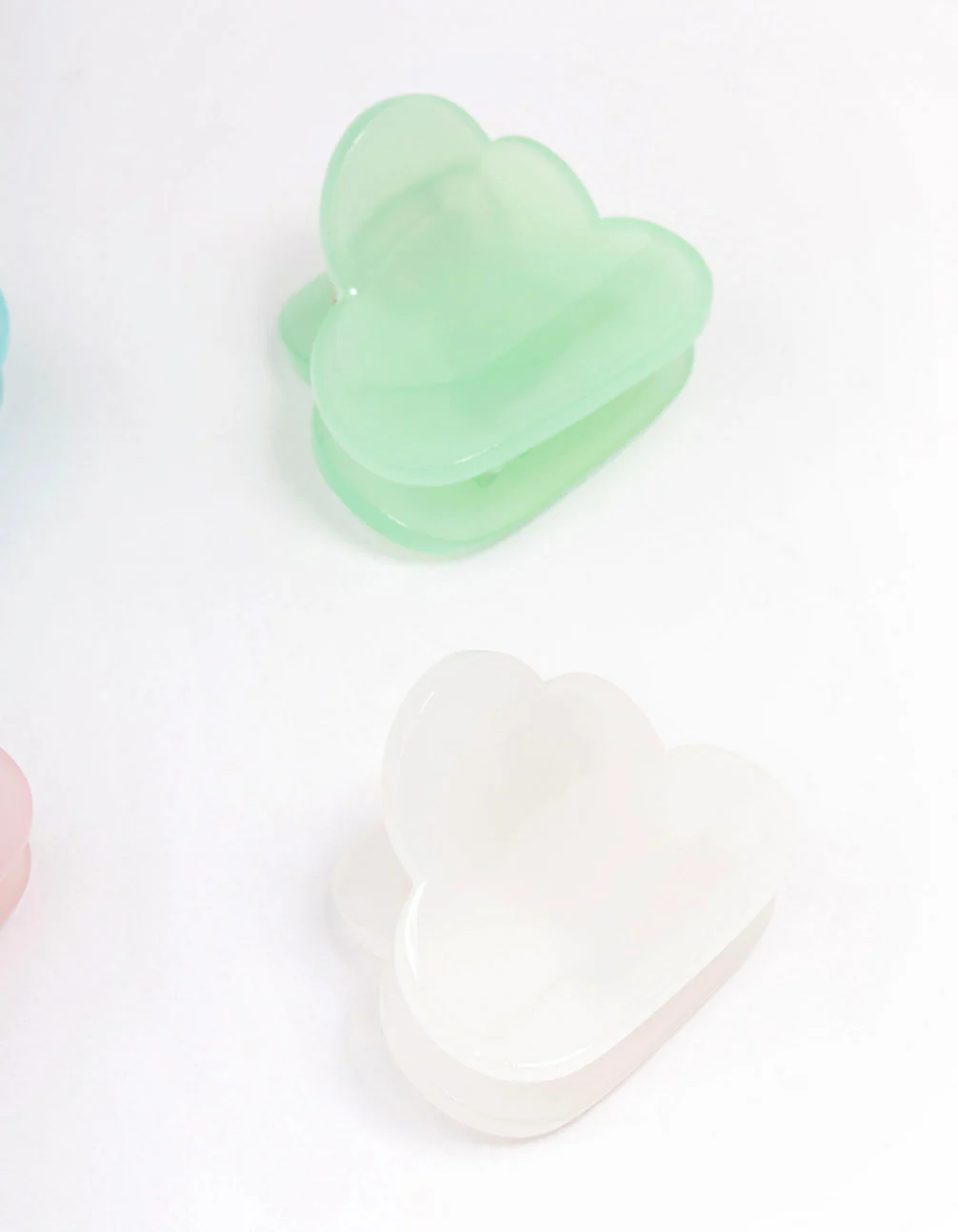 Mini Cloud Hair Claw Clip 4-Pack - Image 3