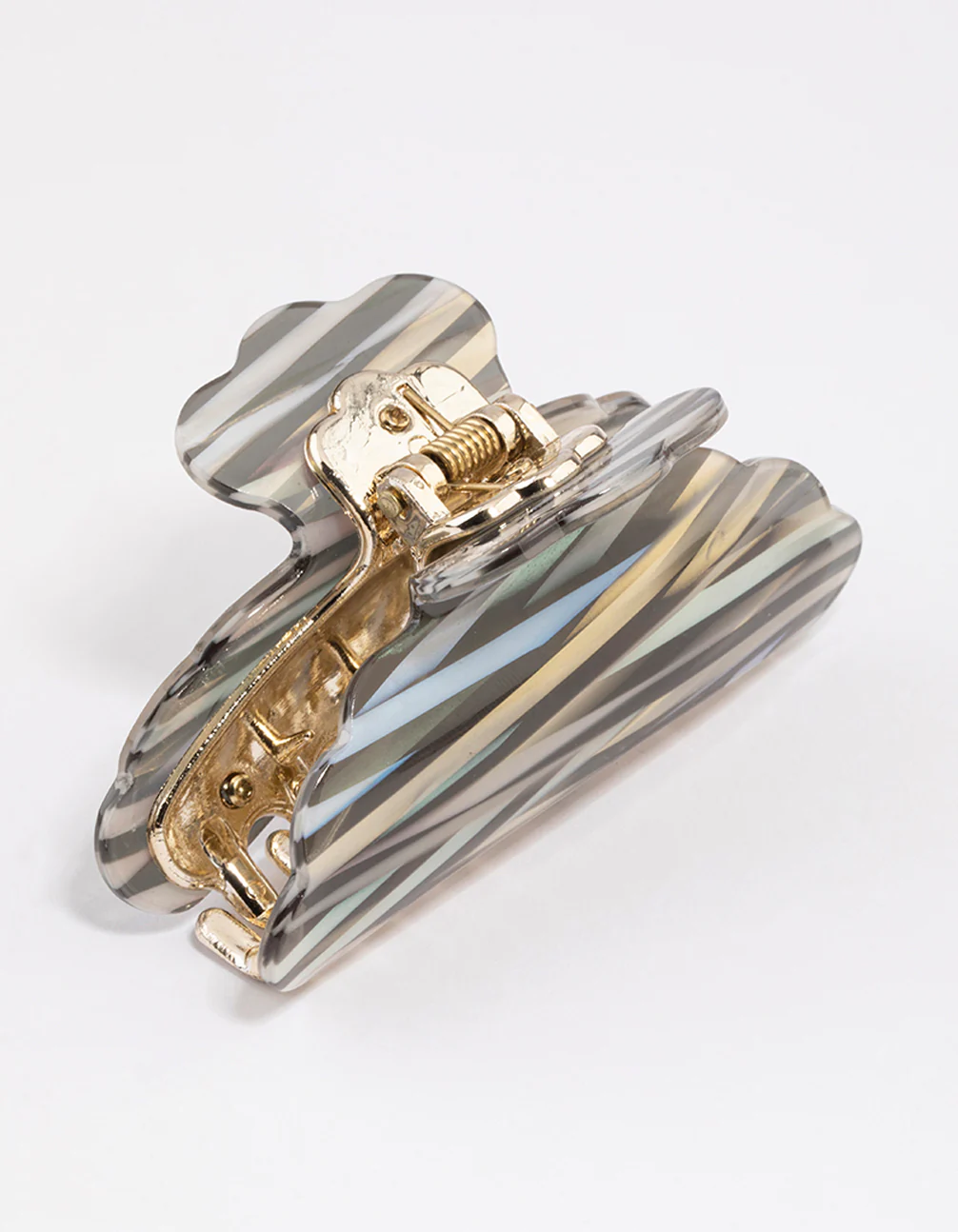 Acrylic Scalloped Edge Claw Clip - Image 2