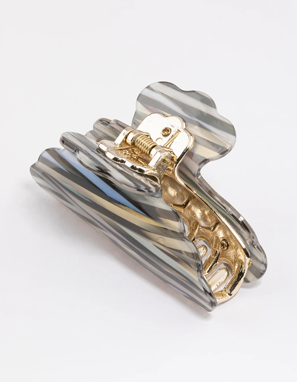 Acrylic Scalloped Edge Claw Clip - Image 3