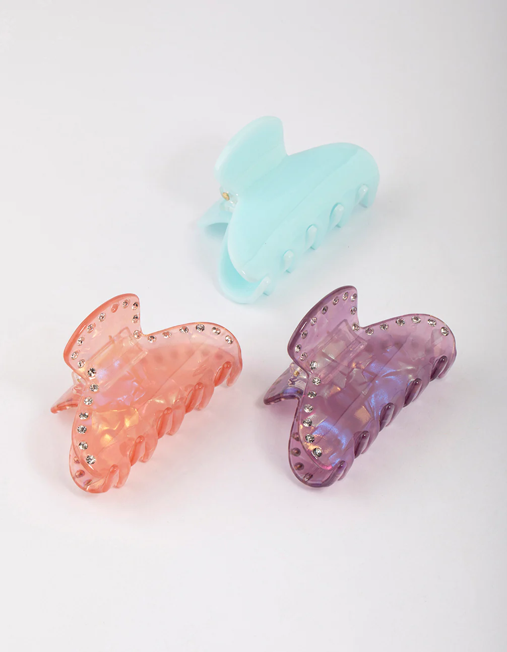 Acrylic Tiny Crystal Claw Clip Pack - Image 5