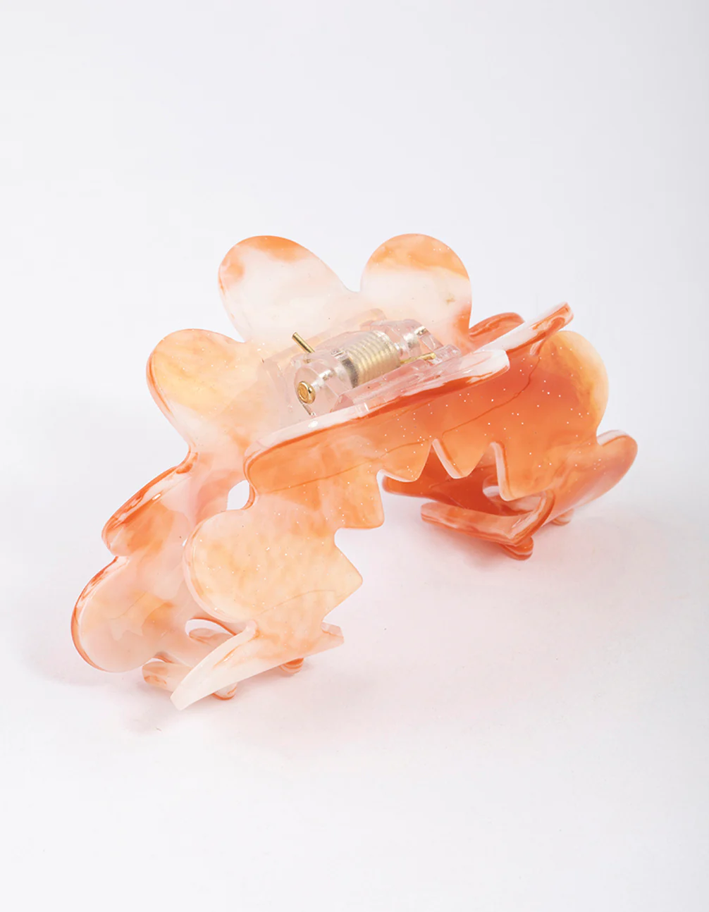 Acrylic Wavy Marble Claw Clip - Image 2