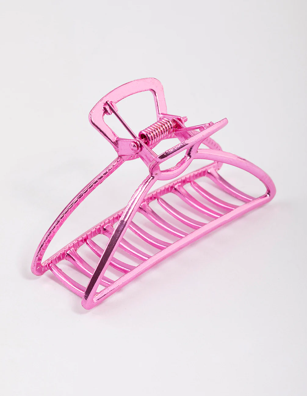 Coated Pink Outline Claw Clip - Image 2