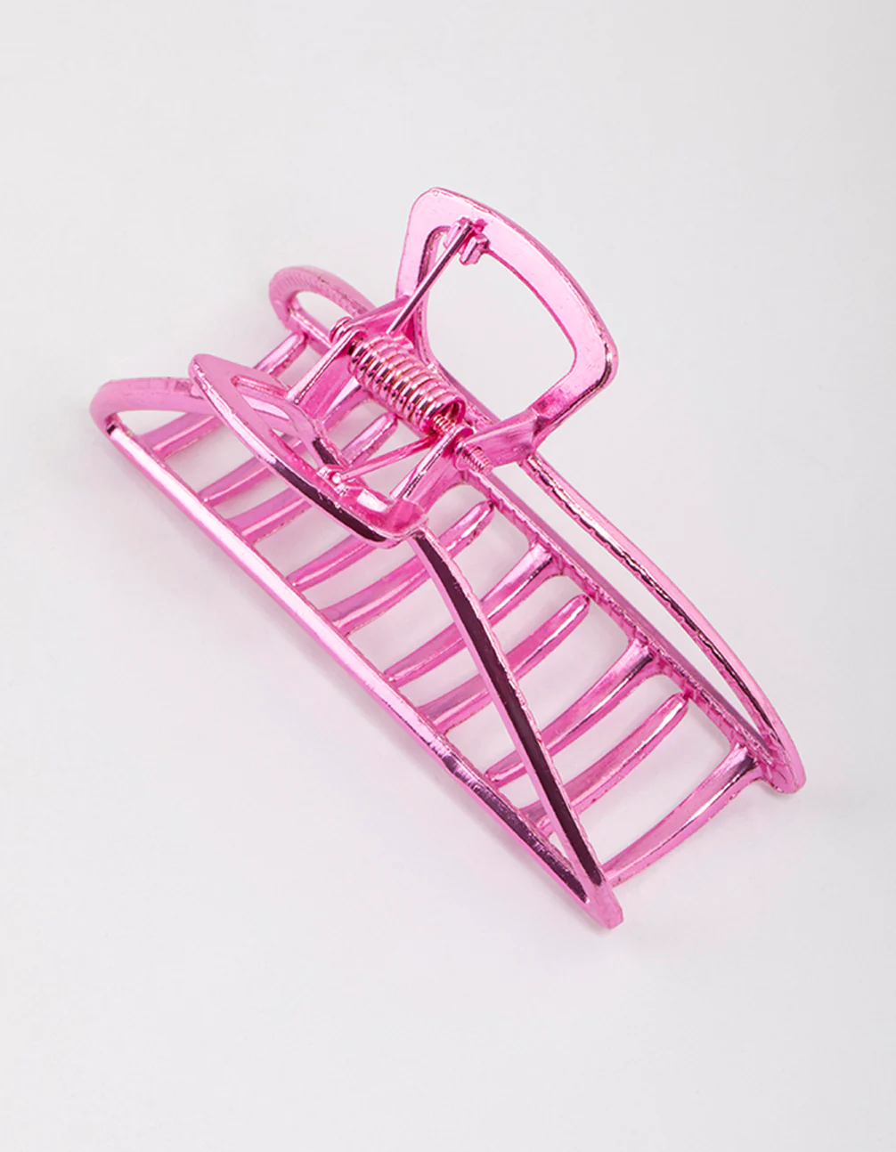 Coated Pink Outline Claw Clip - Image 3