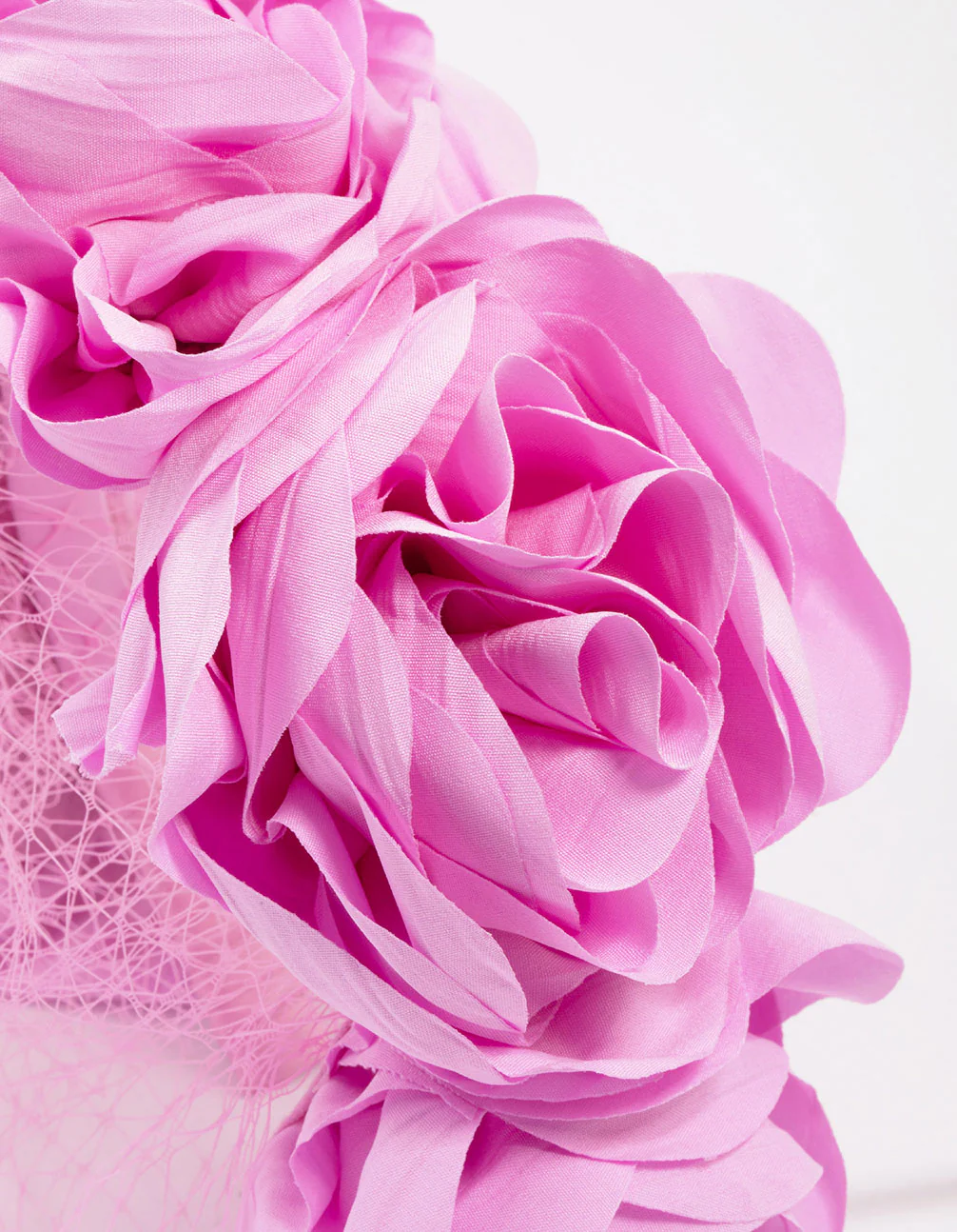 Fabric Rose & Knotted Headband - Image 2