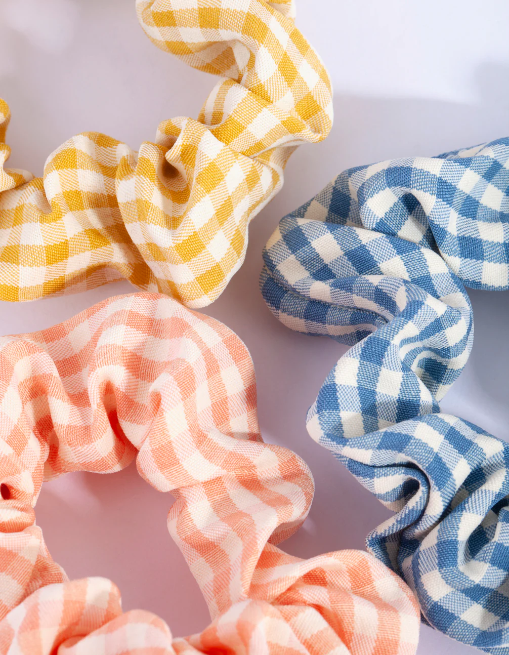 Mixed Gingham Scrunchie Pack - Image 3