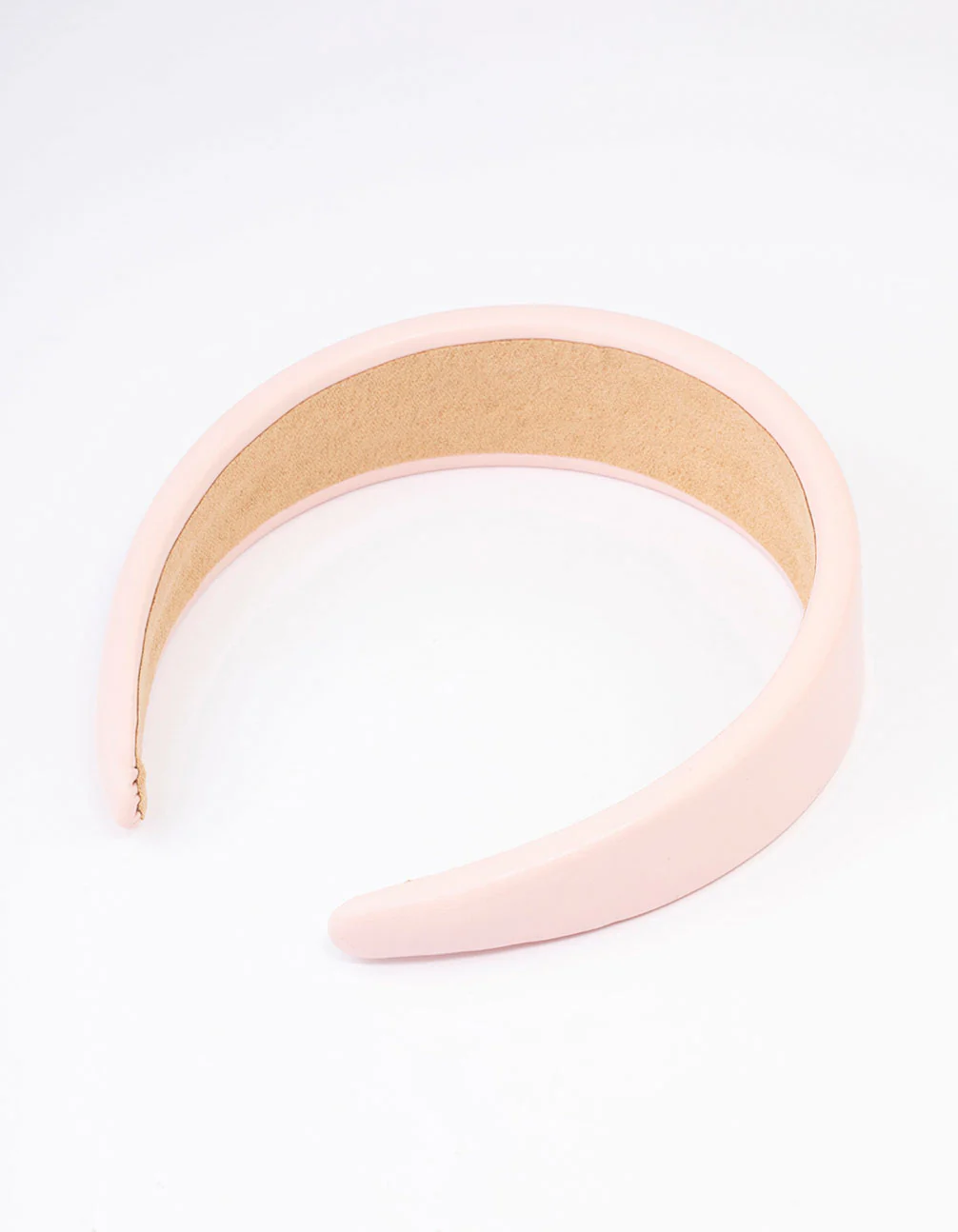 Fabric Faux Leather Padded Headband - Image 3