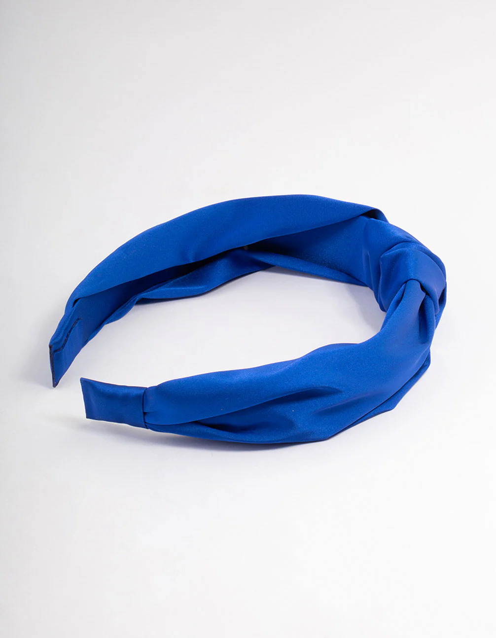 Blue Fabric Twist Knot Headband - Image 3
