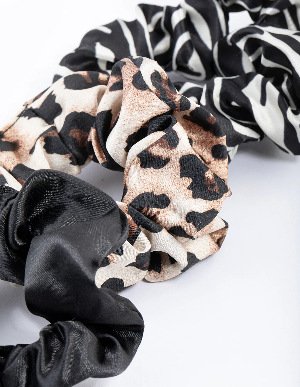 Fabric Wide Stone Animal Scrunchie Pack - Image 3