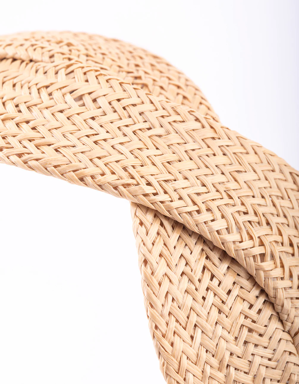 Nautral fabric Woven Twisted Headband - Image 3