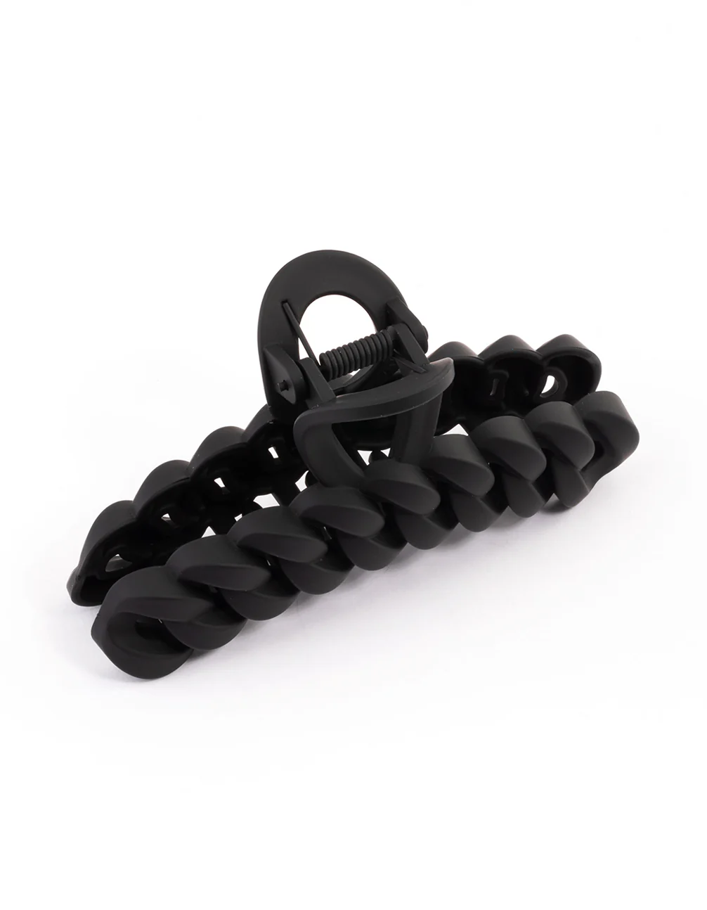 Black Chain Cut Out Hair Claw Clip - Image 2