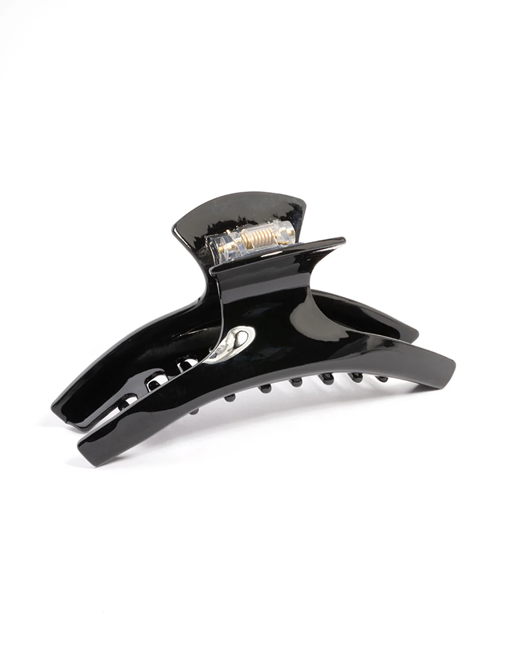 Black Concave Hair Claw Clip - Image 2