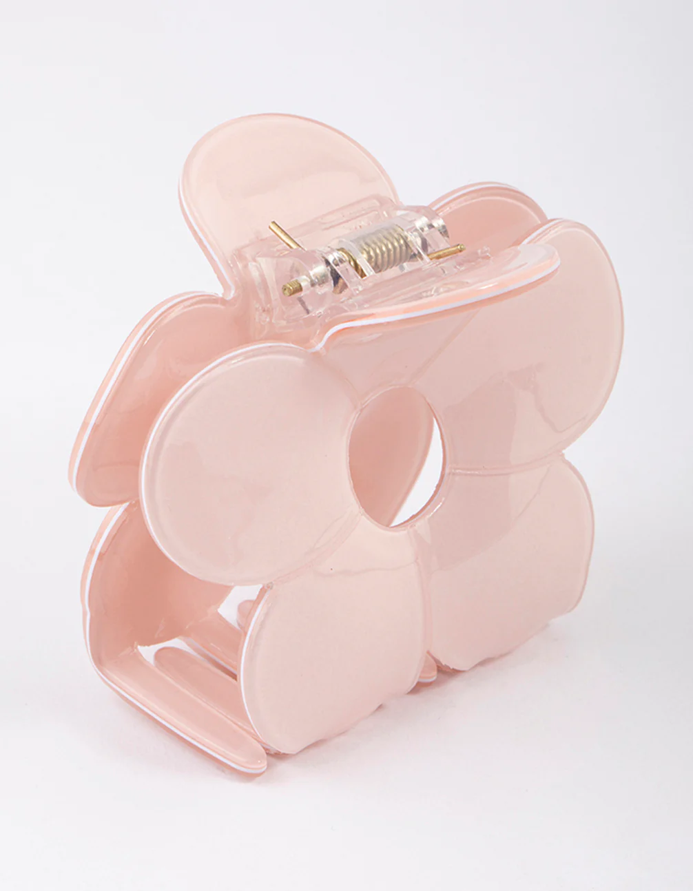 Plastic Brown Daisy Flower Claw Clip - Image 2